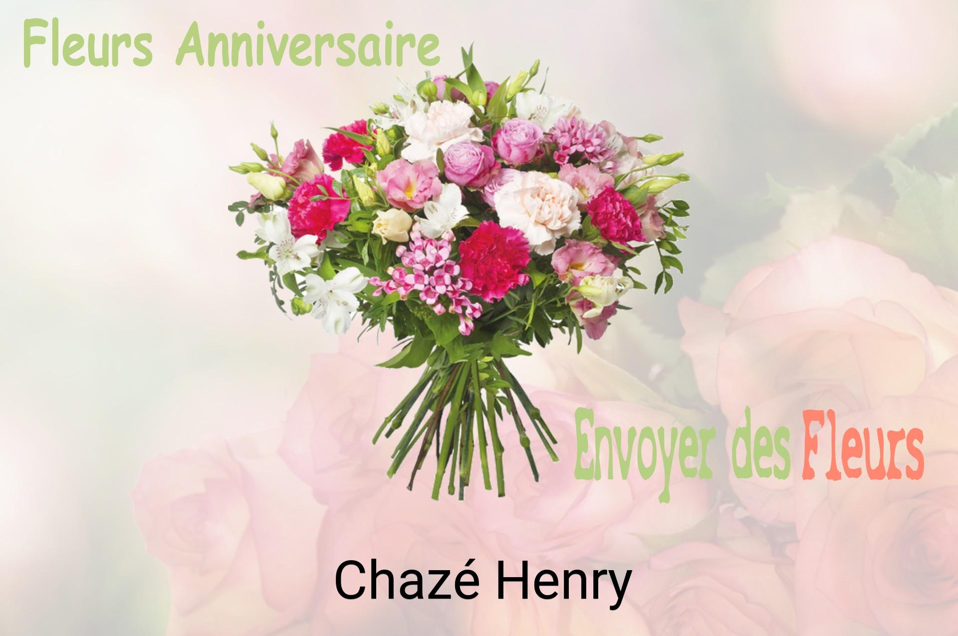 Bouquet de fleurs d’anniversaire livré à Chazé-Henry