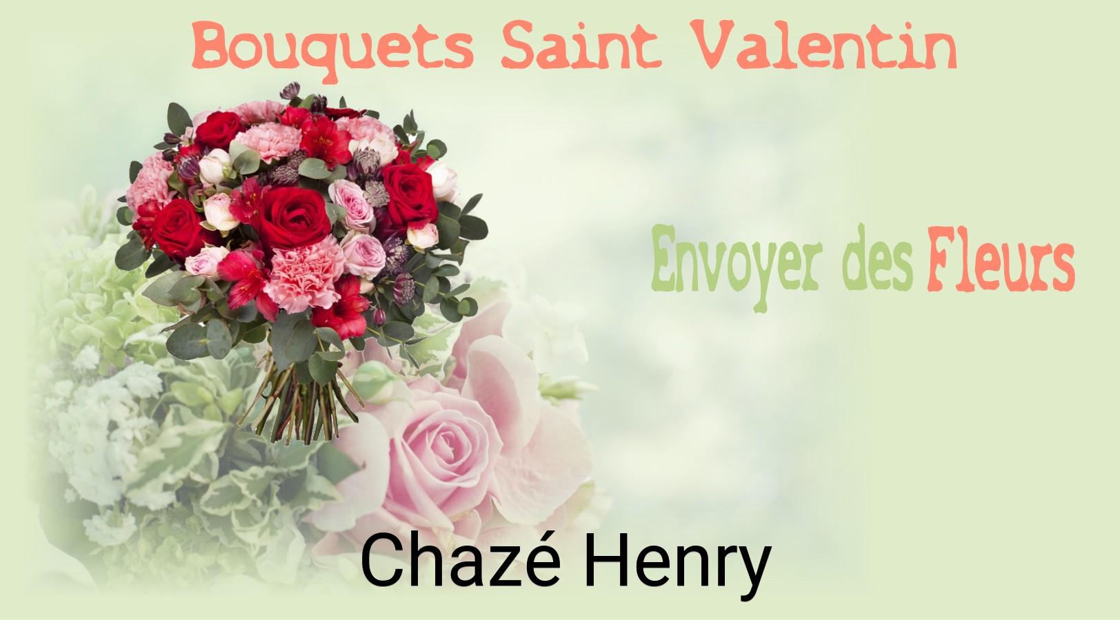 Roses de Saint-Valentin livrées à Chazé-Henry
